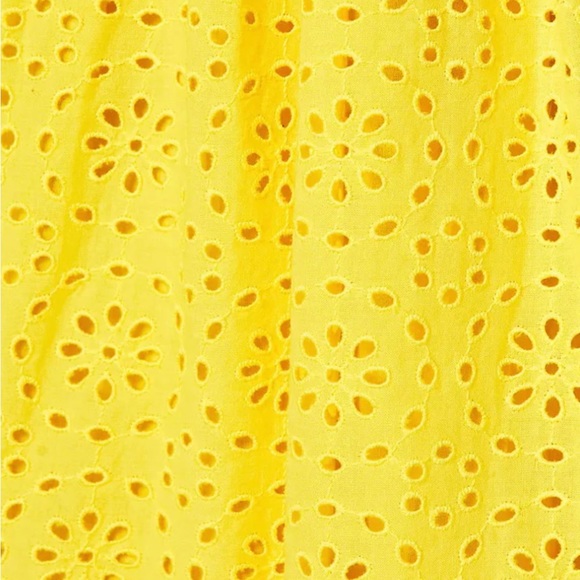 NEW Lilly Pulitzer Asteria Yellow Eyelet Babydoll Dress - Picture 4 of 10